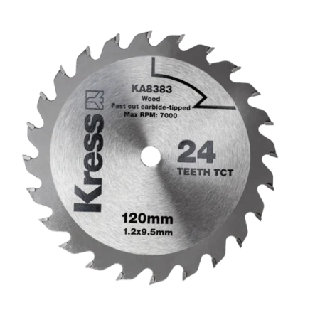Disco de corte madera 24d 120mm