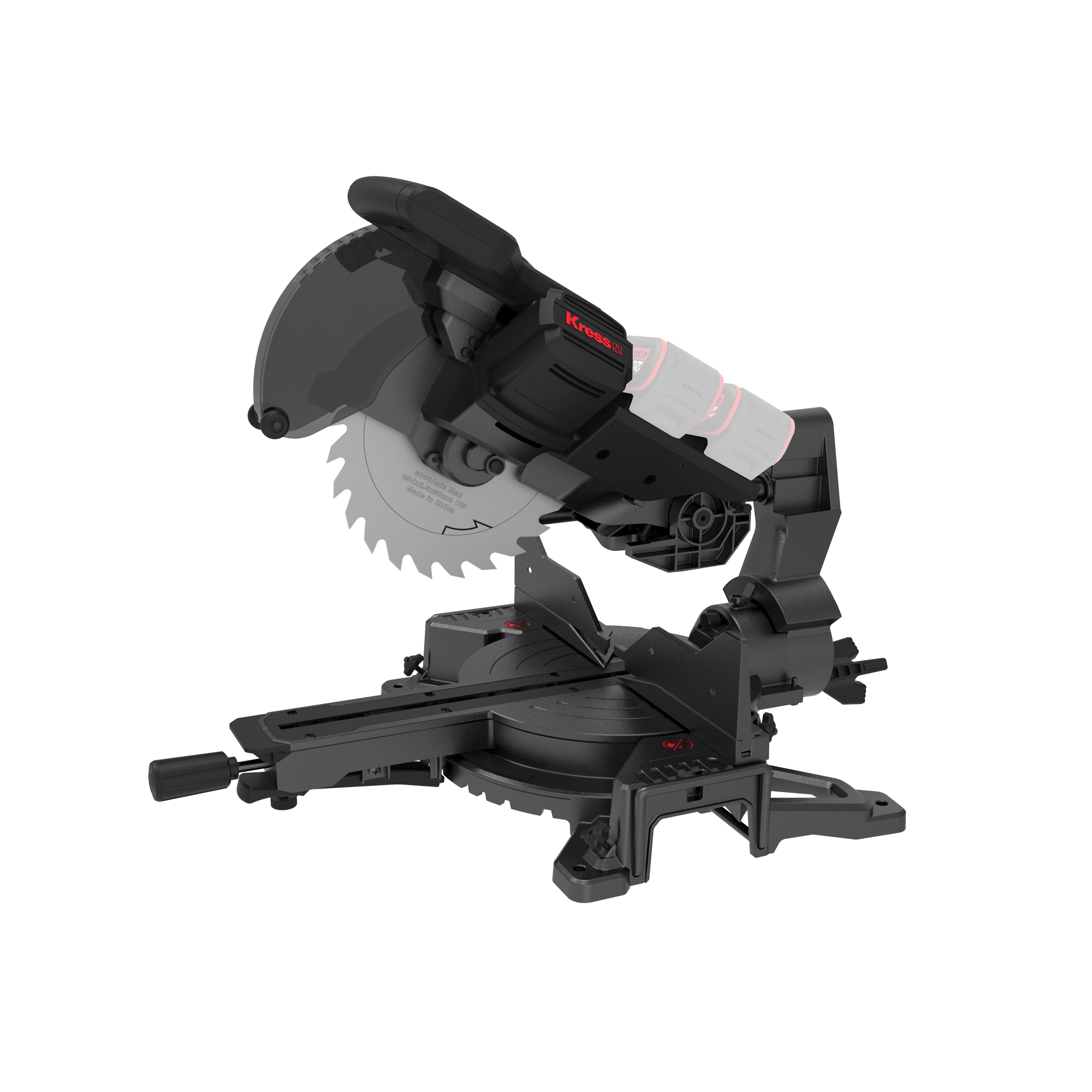 Ingletadora telescópica brushless 254 mm 2*20v s/bat