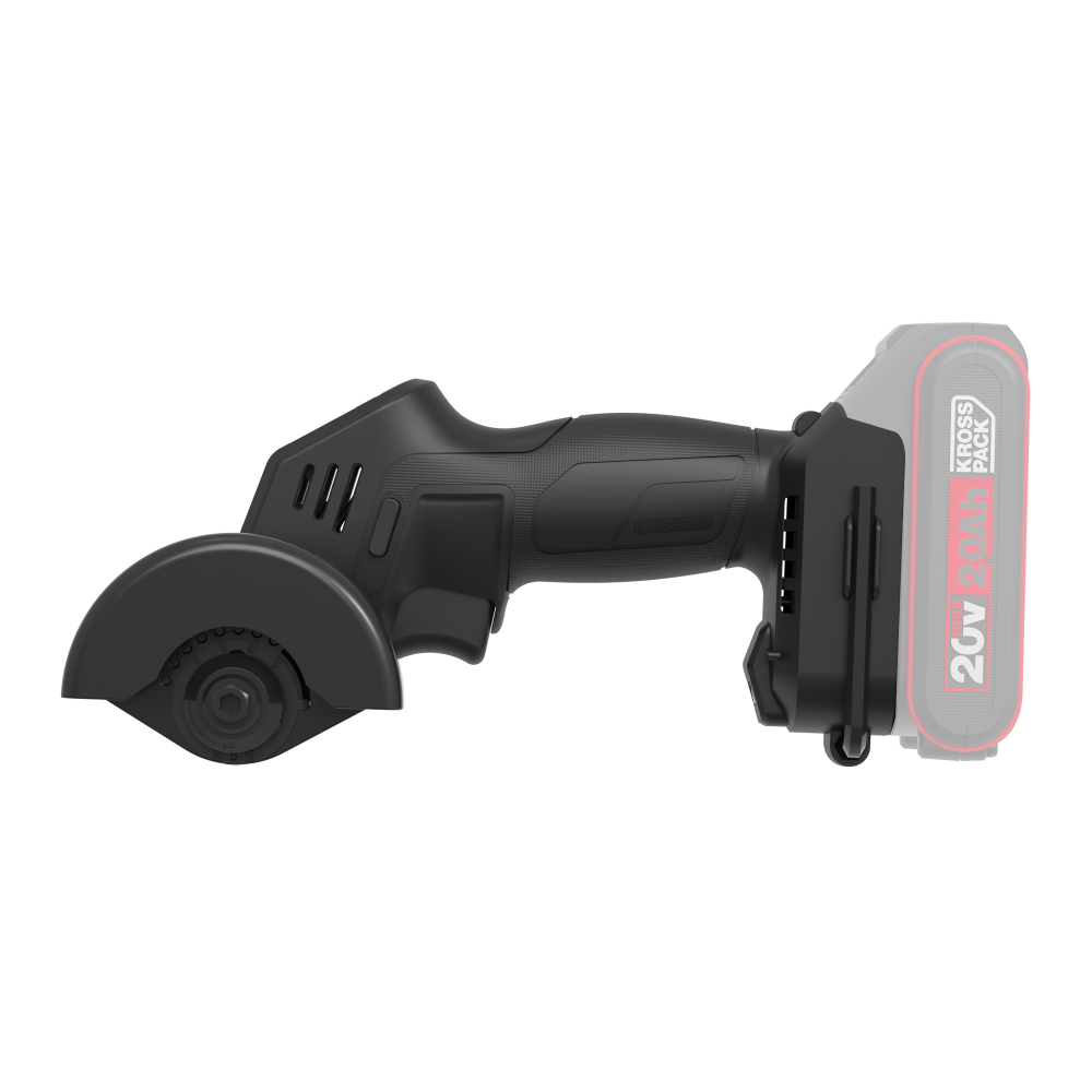 Mini amoladora brushless 20v 76mm s/bat