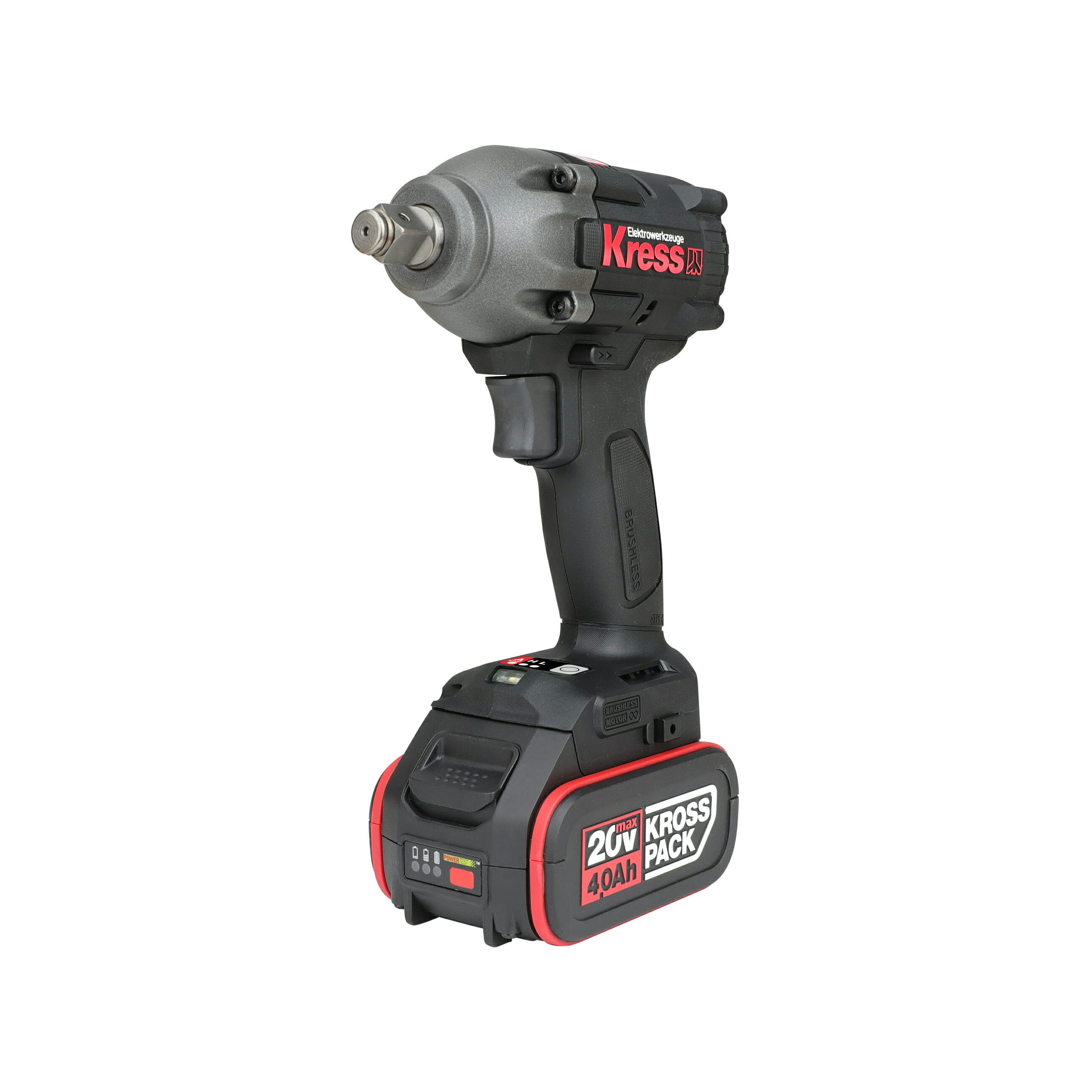 Llave de impacto 1/2" brushless 20v 2bat 4ah 300nm