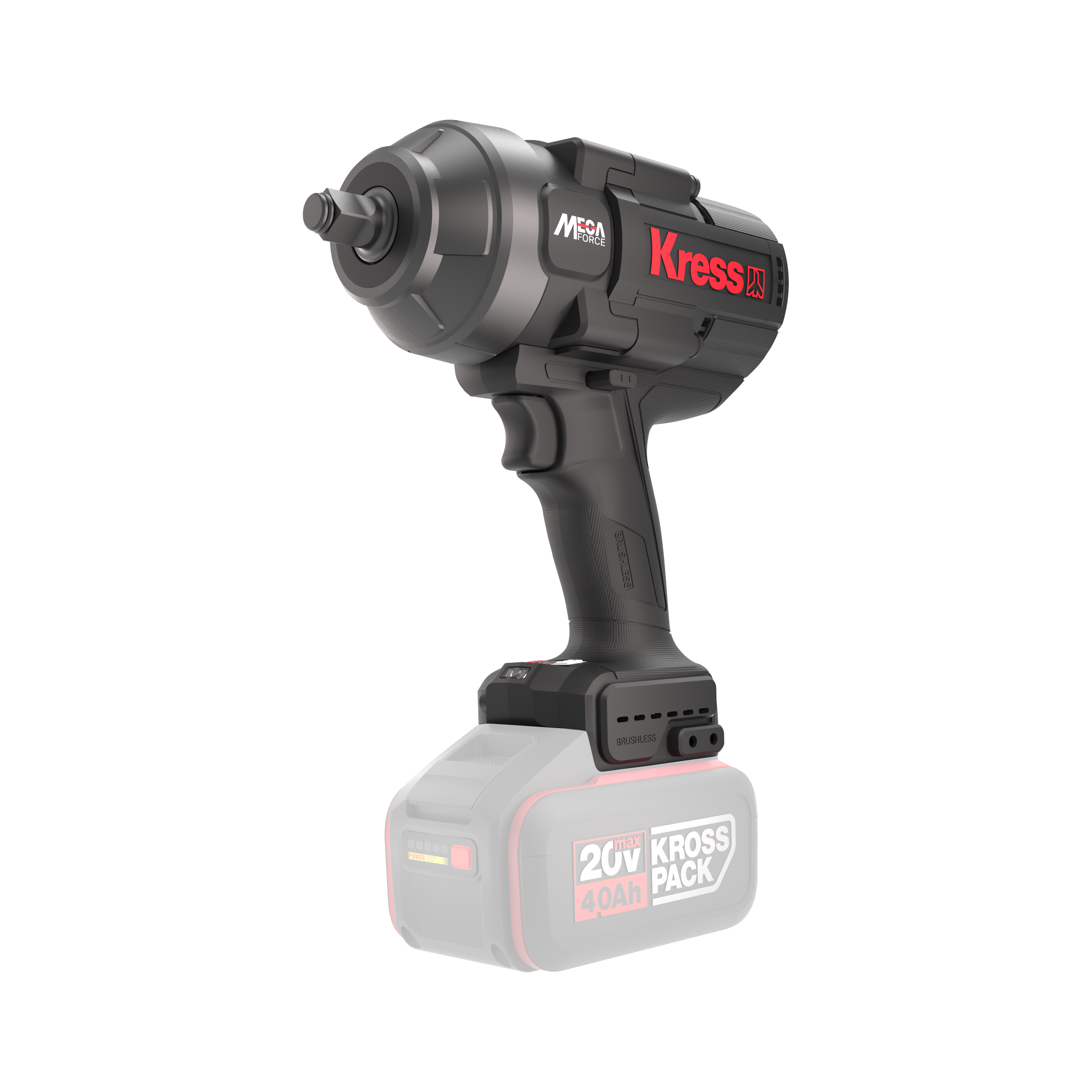 Llave de impacto 1/2" brushless 20v s/bat 1.300nm