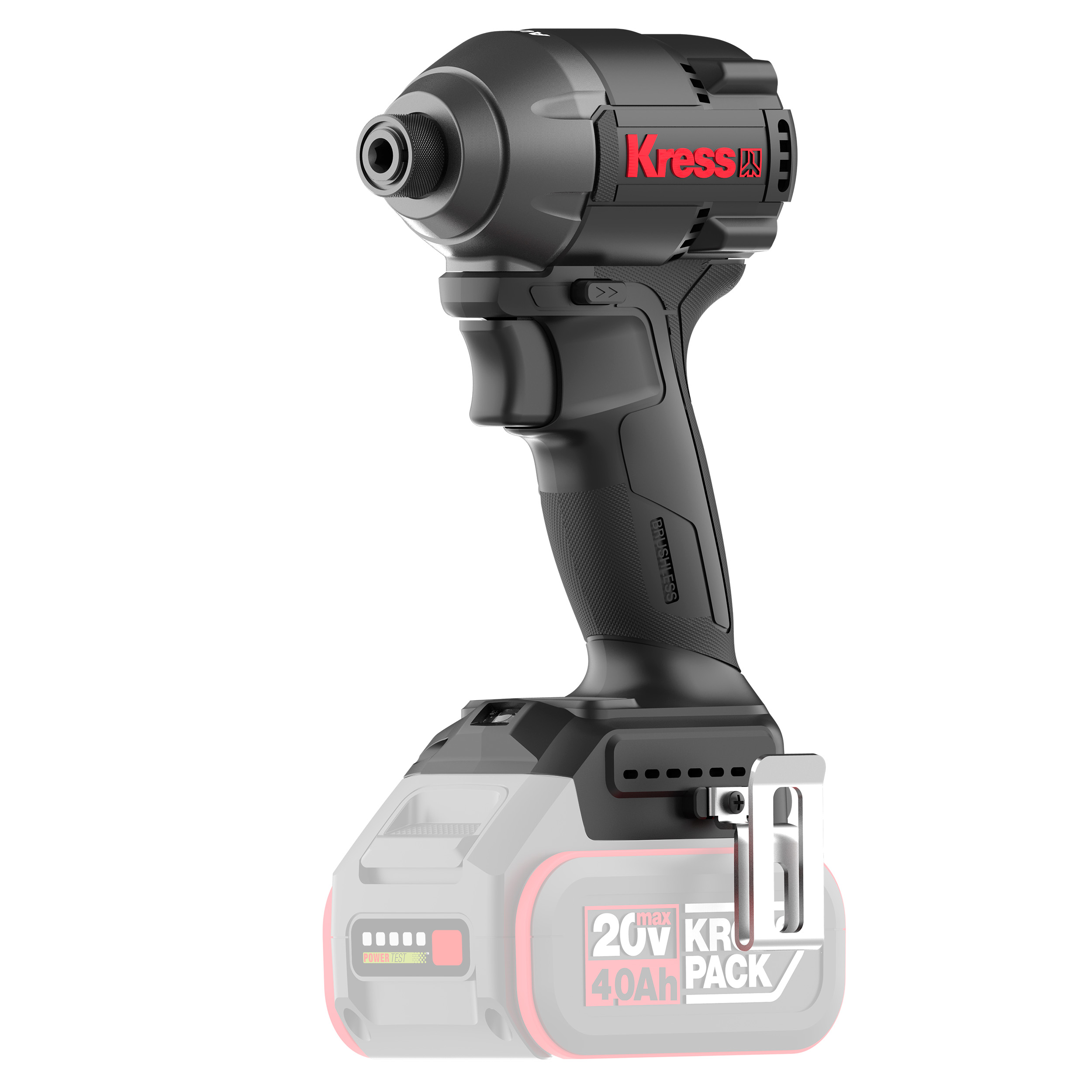 Atornillador de impacto brushless 20v s/bat 230nm compacto