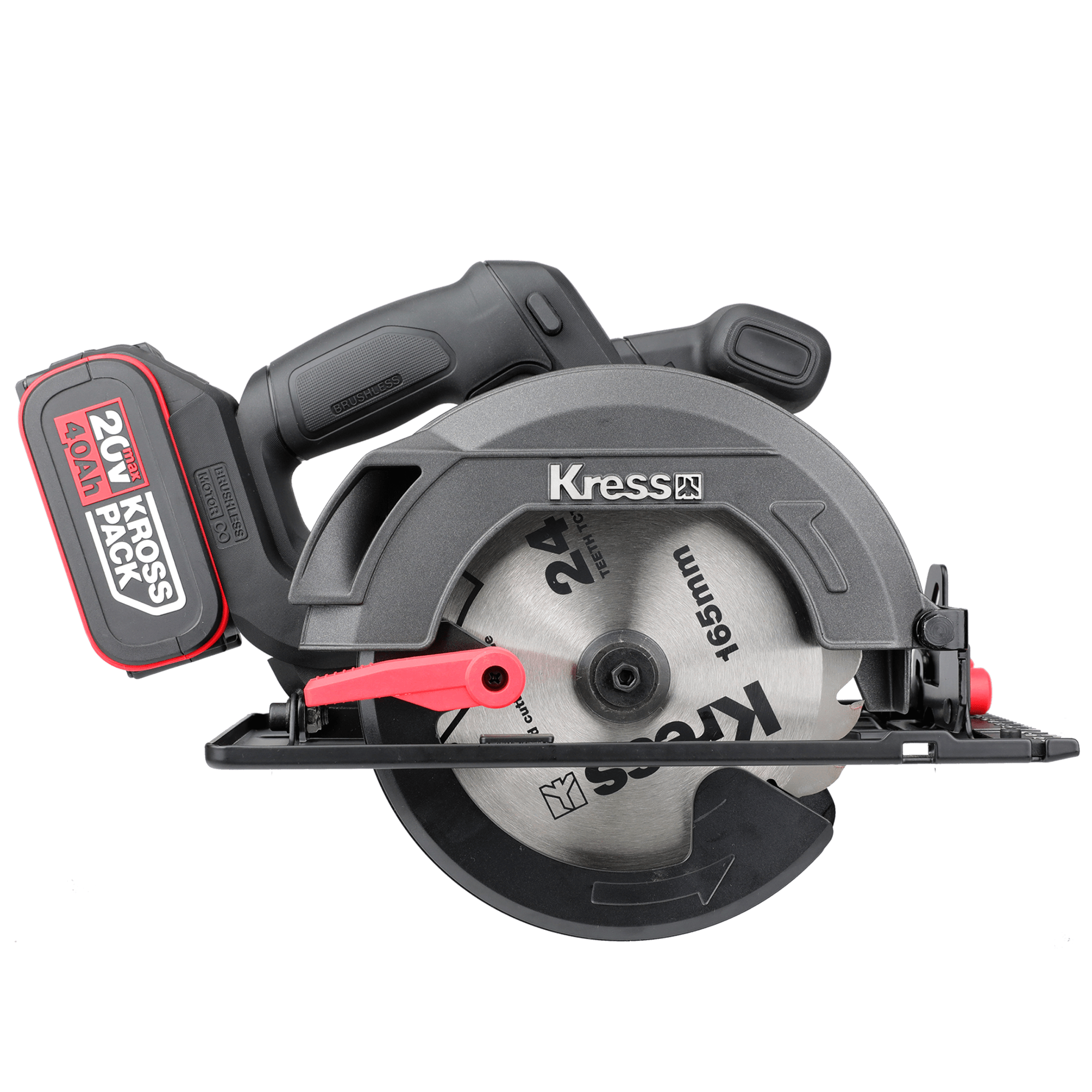 Sierra circular 165mm brushless 20v 2bat 4ah