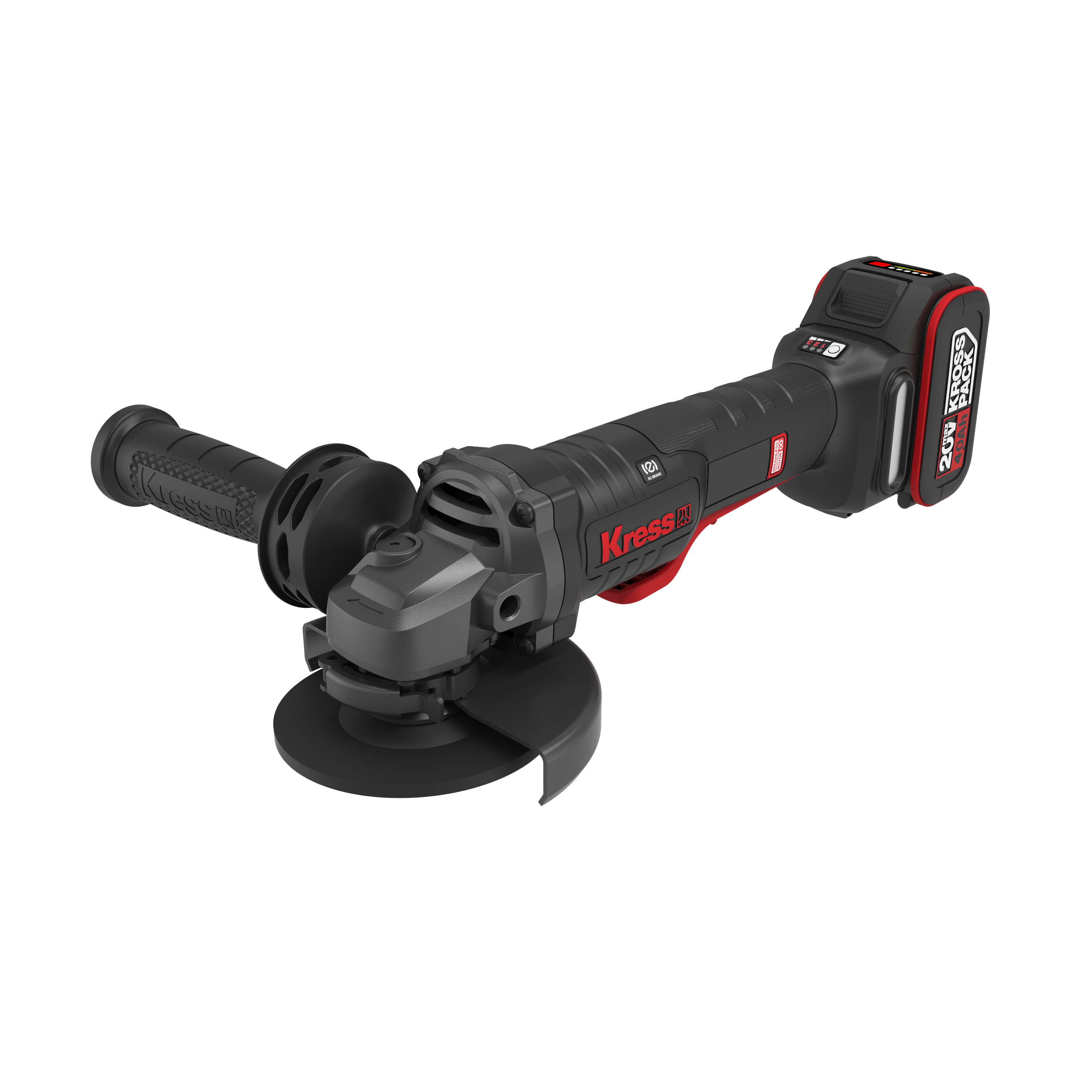 Mini amoladora brushless 20v 125mm s/bat (interruptor de seguridad hombre muerto)